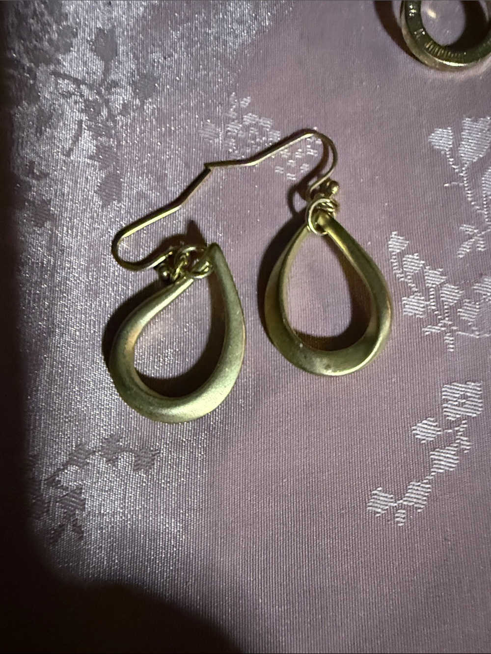Gold Teardrop Dangle Earrings - Women Jewelry